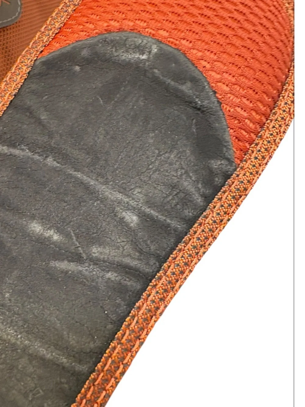 TUMI tech burnt sienna orange laptop briefcase school messenger bag